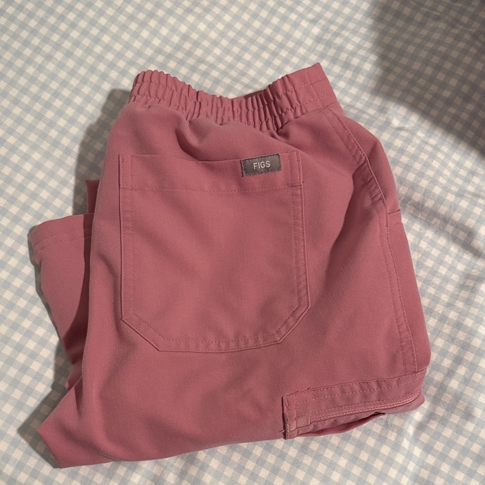 Figs Kids Mauve Casual Bottoms